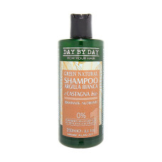 Шампунь для волосся з білою глиною і екстрактом каштана Alan Jey Green Natural Shampoo Argilla Bianca & Castagna Bio 250 мл