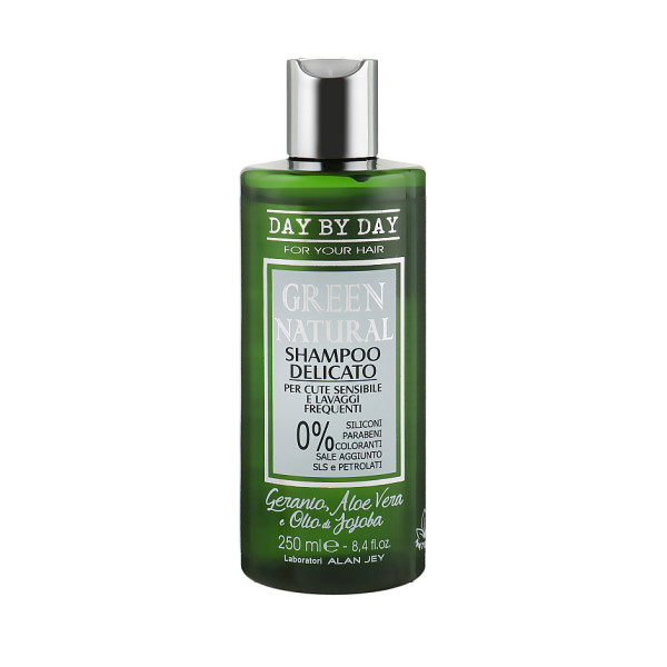 Шампунь делікатний для чутливої ​​шкіри і частого застосування Alan Jey Green Natural Delicate Shampoo 250 мл