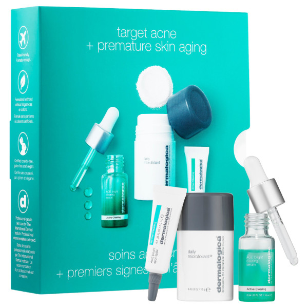 Набір для проблемної шкіри і відбілювання Dermalogica New Active Clearing Clear + Brighten Kit