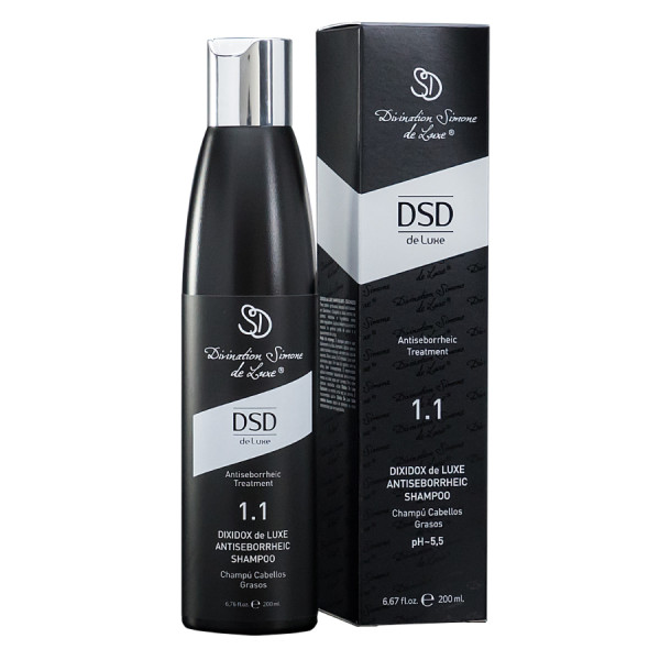 Антисеборійний шампунь DSD Divination Simone De Luxe Dixidox DeLuxe Antiseborrheic Shampoo 1.1, 200 мл