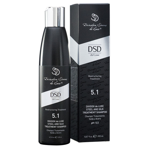 Відновлюючий шампунь Сталь і Шовк DSD De Luxe Dixidox DeLuxe Steel and Silk Treatment Shampoo 5.1. 200 мл