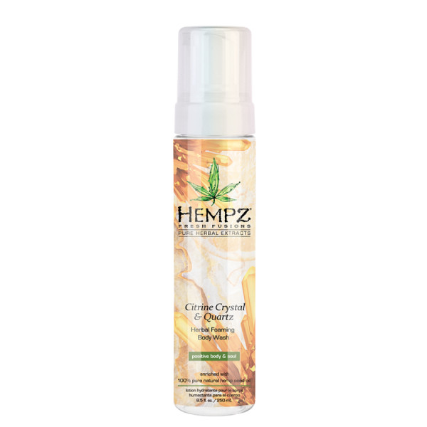 Гель-піна для душа Кристал-Цитрус Hempz Fusions Citrine Crystal & Quartz Herbal Foaming Body Wash 250 мл