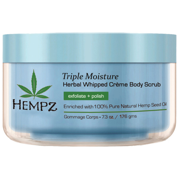 Зволожуючий скраб для тіла потрійної дії Hempz Triple Moisture Herbal Whipped Creame Body Scrub 176 г
