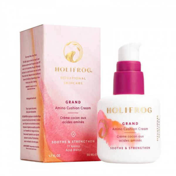 Крем-кушон з амінокислотами для обличчя HoliFrog Grand Amino Cushion Cream 50 мл