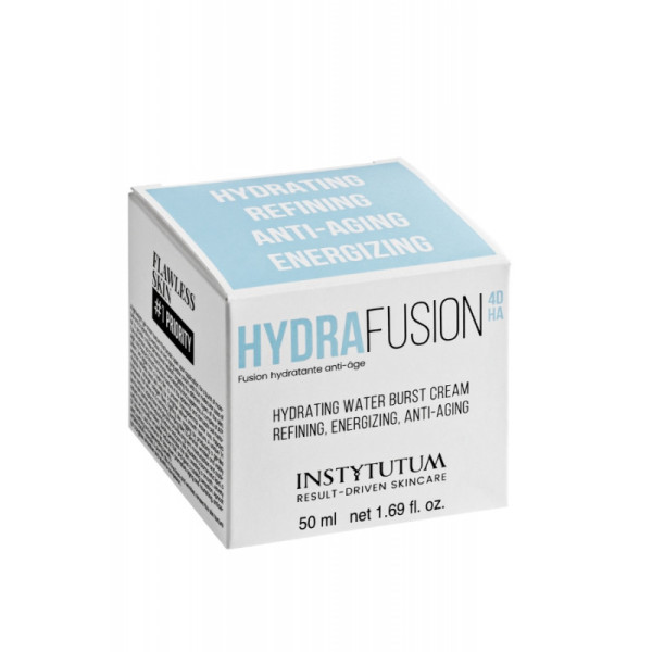 Зволожувальний гель-крем з чотирма типами гіалуронової кислоти Instytutum HydraFusion 4D Hydrating Water Burst Cream 50 мл