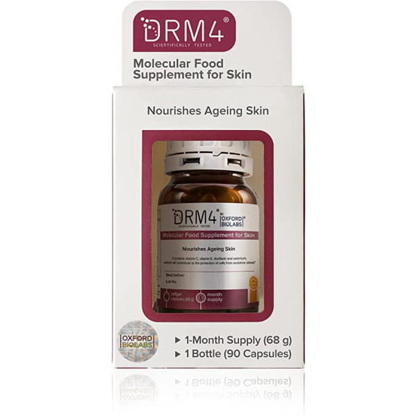 Молекулярна дієтична добавка для поліпшення стану шкіри Oxford Biolabs DRM4 Food Supplement for Skin 90 шт