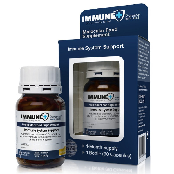Молекулярна дієтична добавка для імунітету Oxford Biolabs Immune + Molecular Food Supplement 90 шт