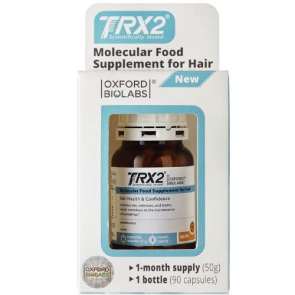 Молекулярний комплекс проти випадіння волосся Oxford Biolabs TRX 2 Molecular Food Supplement for Hair 90 шт