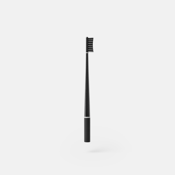 Зубна щітка чорна середньої жорсткості Piuma Medium Perfect Black