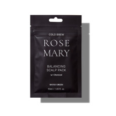 Відновлююча маска з соком розмарину Rated Green Cold Brew Rosemary Balancing Scalp Pack W/ Charcoal 50 мл