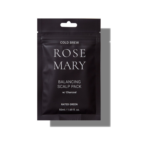 Відновлююча маска з соком розмарину Rated Green Cold Brew Rosemary Balancing Scalp Pack W/ Charcoal 50 мл
