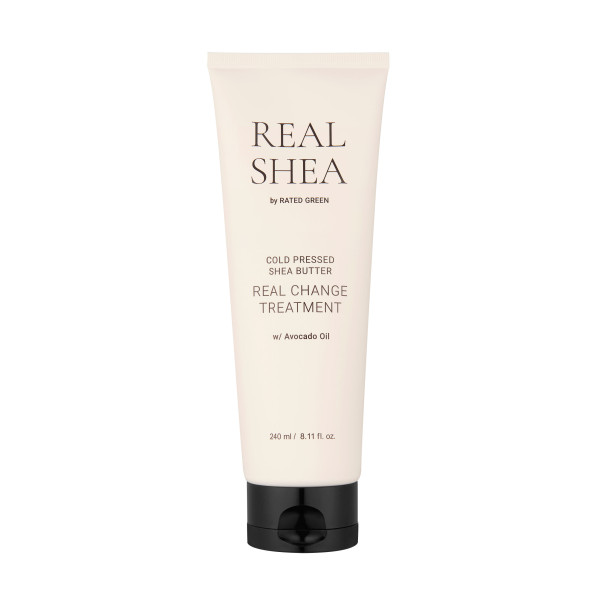 Живильна маска для волосся з маслом Ши Rated Green Real Shea Cold Pressed Shea Butter Real Change Treatment 240 мл