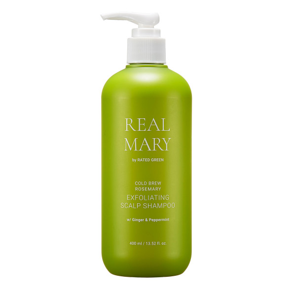 Глибокоочищаючий шампунь з соком розмарину Rated Green Real Mary Cold Brew Rosemary Exfoliating Scalp Shampoo 400 мл
