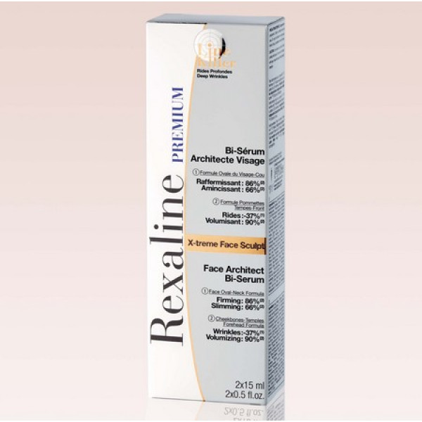 Бі-сироватка для зміцнення контура обличчя Rexaline Premium Line-Killer X-tremeFace Sculpt 2х15 мл