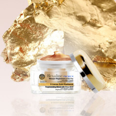 Омолоджуюча маска для обличчя з частинками золота Rexaline Premium Line-Killer X-treme Gold Radiance 50 мл
