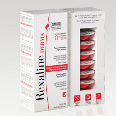 Заспокійлива нічна крем-маска для обличчя Rexaline Derma Night Mask-in-Cream 6х3 мл