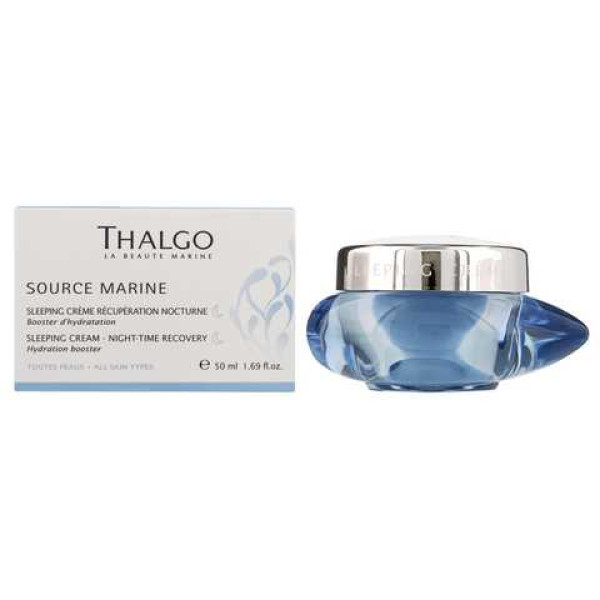 Зволожувальний нічний крем для обличчя THALGO Source Marine Hydrating Sleeping Cream 50 мл