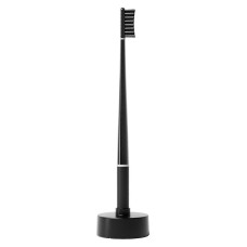 Зубна щітка чорна м'яка жорсткість з базою Piuma Base Medium Perfect Black