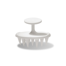 Силіконова щіточка для очищення шкіри голови Mon Mou SOFT SCRUB BRUSH White