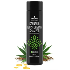 Шампунь "Зволожуючий з олією канабісу" / CANNABIS MOISTURIZING SHAMPOO 250мл - ANAGANA