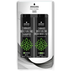 Набір DUOS "Зволожуючий з олією канабісу" / DUOS set CANNABIS MOISTURIZING 2х250мл - ANAGANA