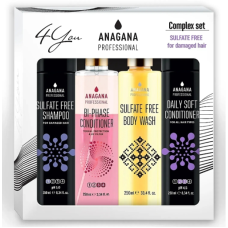 КОМПЛЕКСНИЙ НАБІР 4YOU "БЕЗСУЛЬФАТНИЙ" / 4YOU set SULFATE FREE 4х250мл - ANAGANA