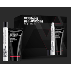 Набір FOR MEN: Омолоджувальна емульсія For Men Powerage 50мл + Емульсія для повік з масажним роликом Energy Eyes Roll-On 10мл Germaine de Capuccini