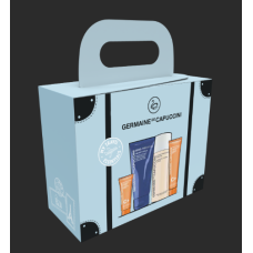 Набір д/обл.TRAVEL SET:  Скраб  O2 365 50ML +Лосьйон ESSENTIAL  50 ML+Крем д/обл.TE  Radiance 15ml+Крем навк/очей T RAD 5 мл Germaine de Capuccini