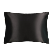 Наволочка з натурального шовку та сатину Mon Mou SOFT SILK PILLOWCASE (чорна)