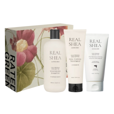 Весняний набір REAL SHEA Rated Green (шампунь REAL SHEA 400ml, маска REAL SHEA 240ml, термокрем REAL SHEA 150ml)