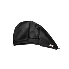 Рушник-тюрбан з натуральним шовком MON MOU Hair Turban Black